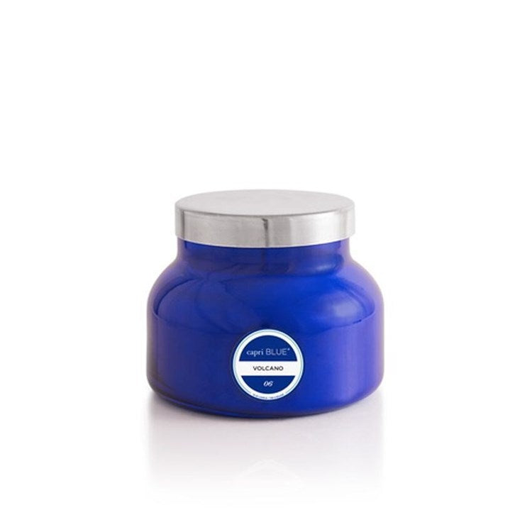Volcano Signature Jar Candle | Blue