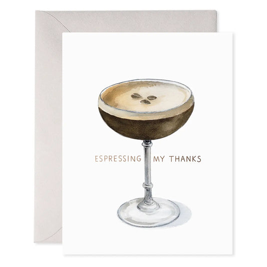 Greeting Card | Espresso Thanks
