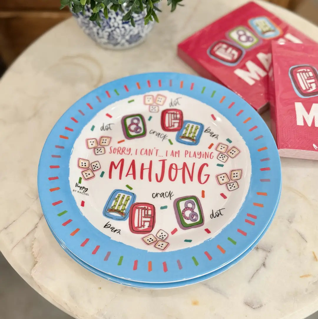 Mahjong Melamine Plate
