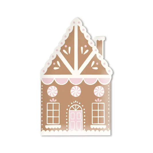 Paper Plates | Gingerbread House