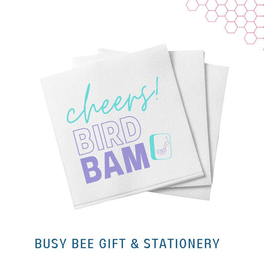 Cocktail Napkins | Cheers! Bird Bam