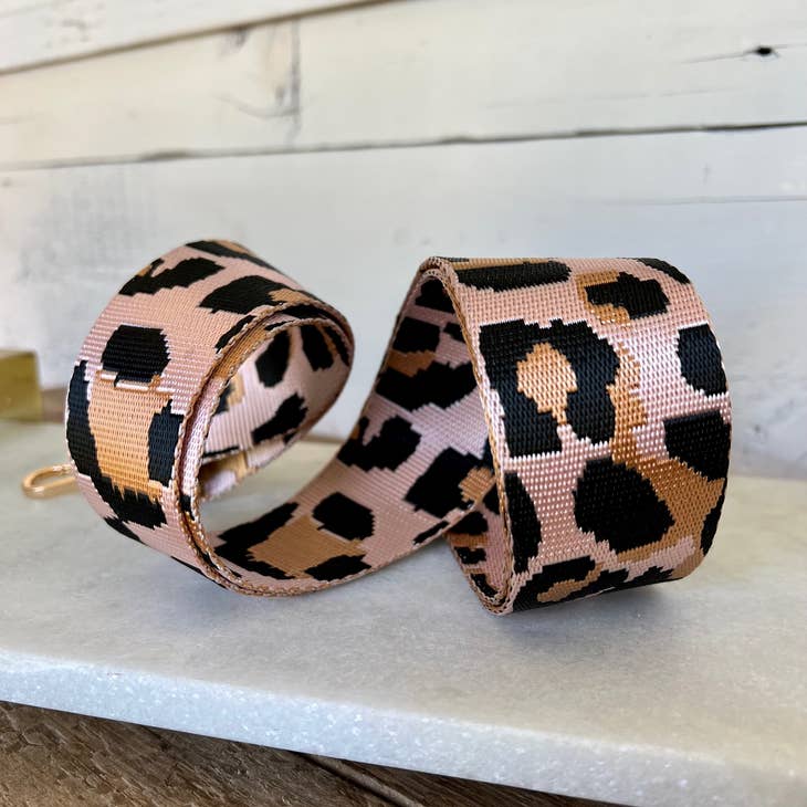 Bag Strap - Leopard Blush