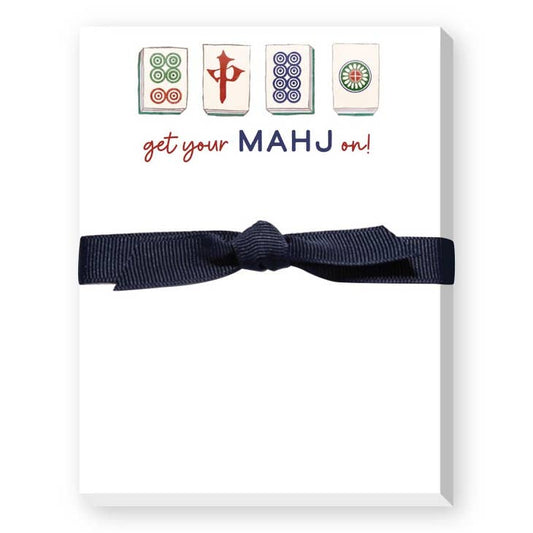 Get Your Mahj On! Mini Notepad