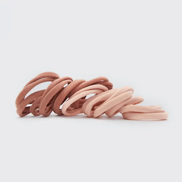 Seamless Elastic Hair Ties | Blush