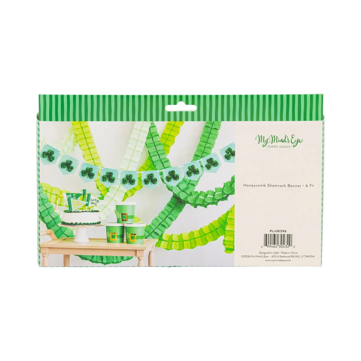 Honeycomb Shamrock Banner