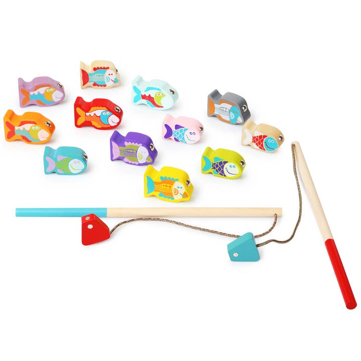 Cubika | Wooden Toy Fishing Game