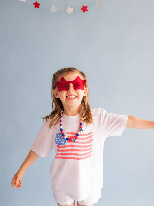 Watercolor Flag T-Shirt | Youth