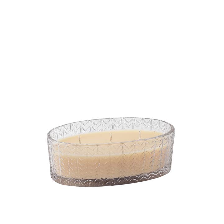 Sweet Grace Candle | 3-Wick Chevron