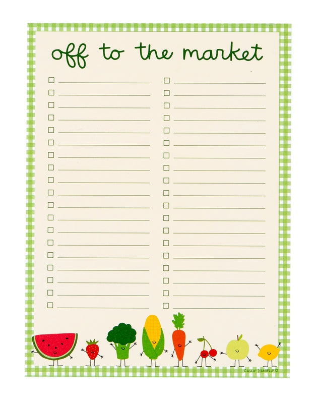 Notepad | Off To the Market