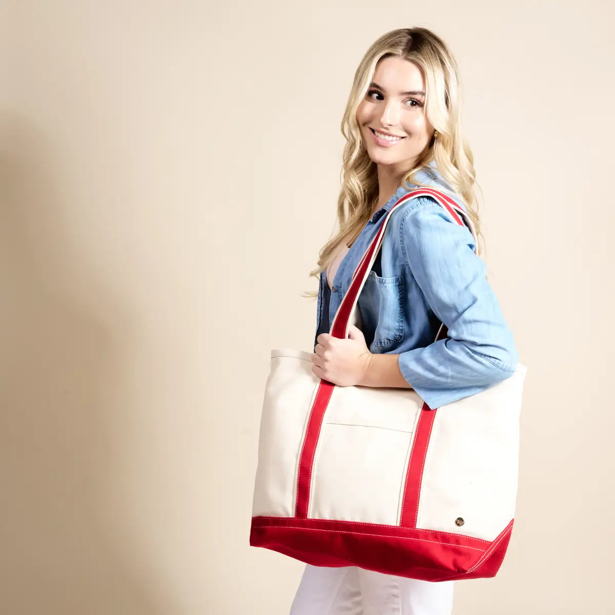 Canvas Tote Bag | Red