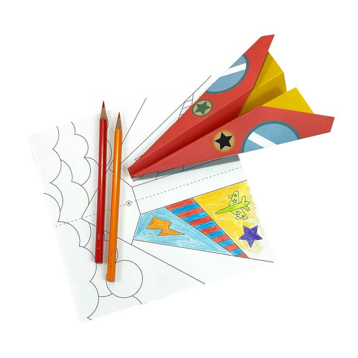 DIY Paper Air Planes Activity Kit