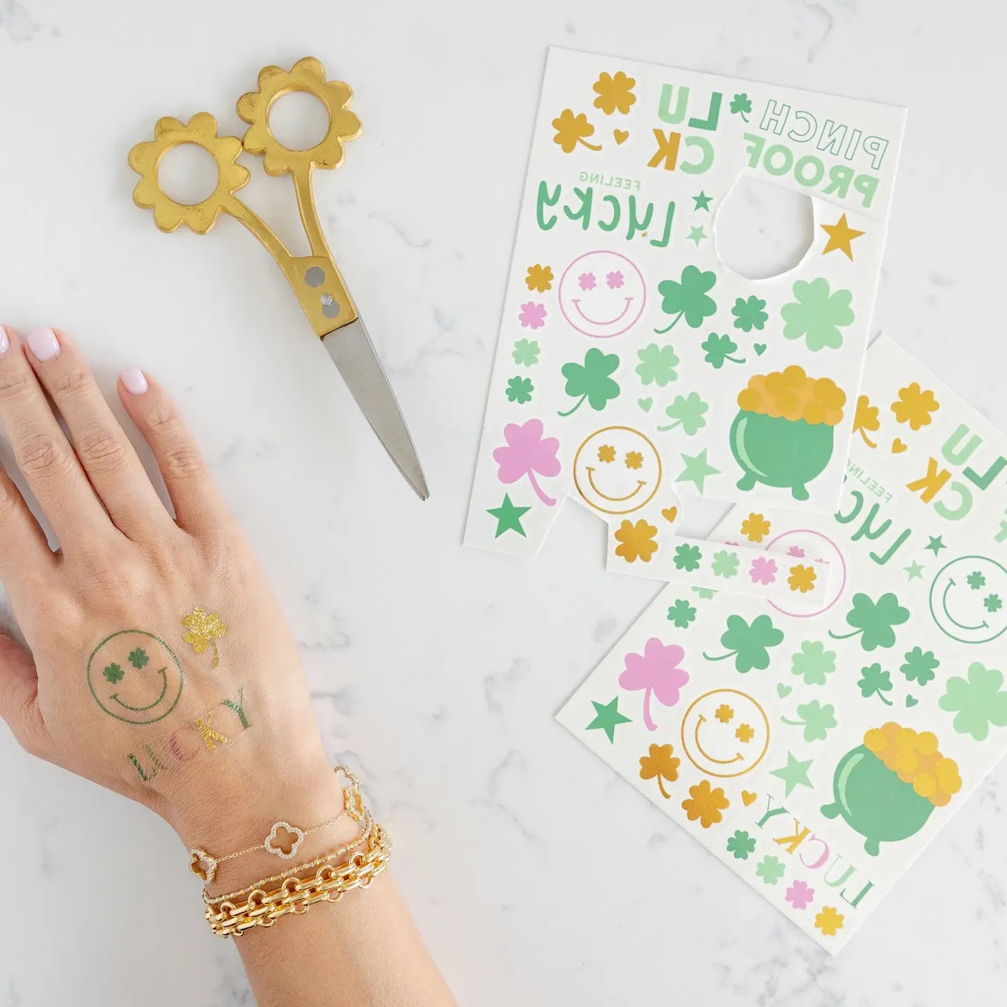 St Patrick's Day Temporary Tattoos