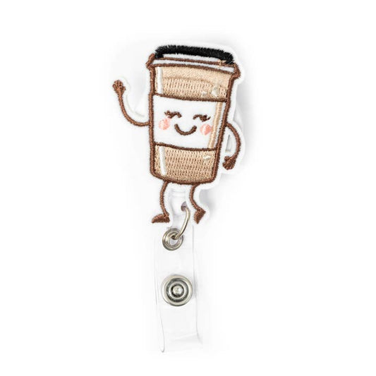 Coffee | Nurse Badge Reel Holder
