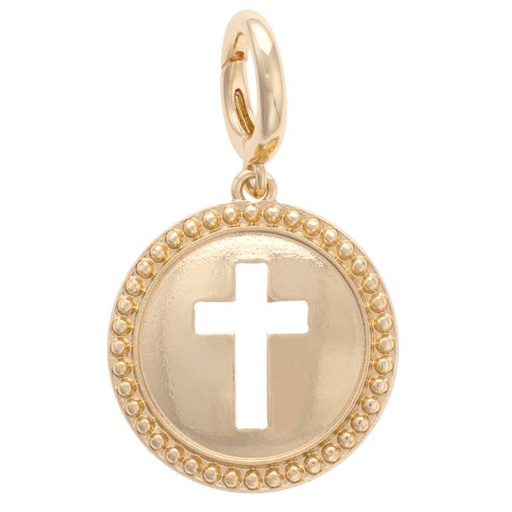 Charm | Cross Coin Pendant