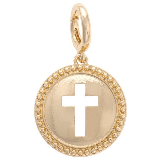 Charm | Cross Coin Pendant
