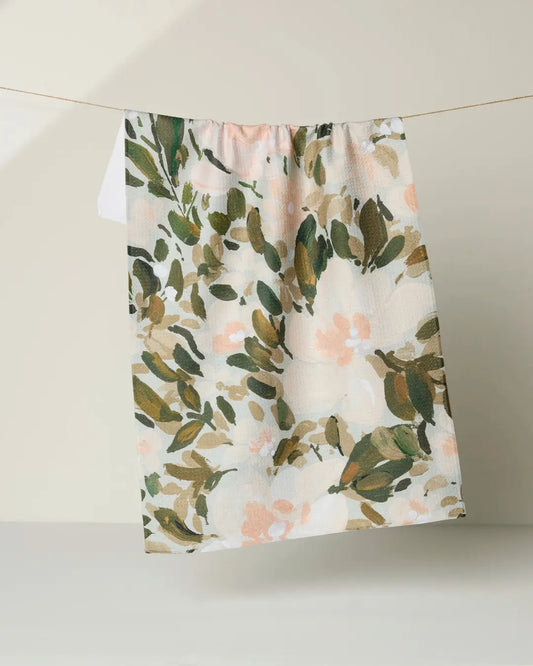 Tea Towel | Painted Blossoms