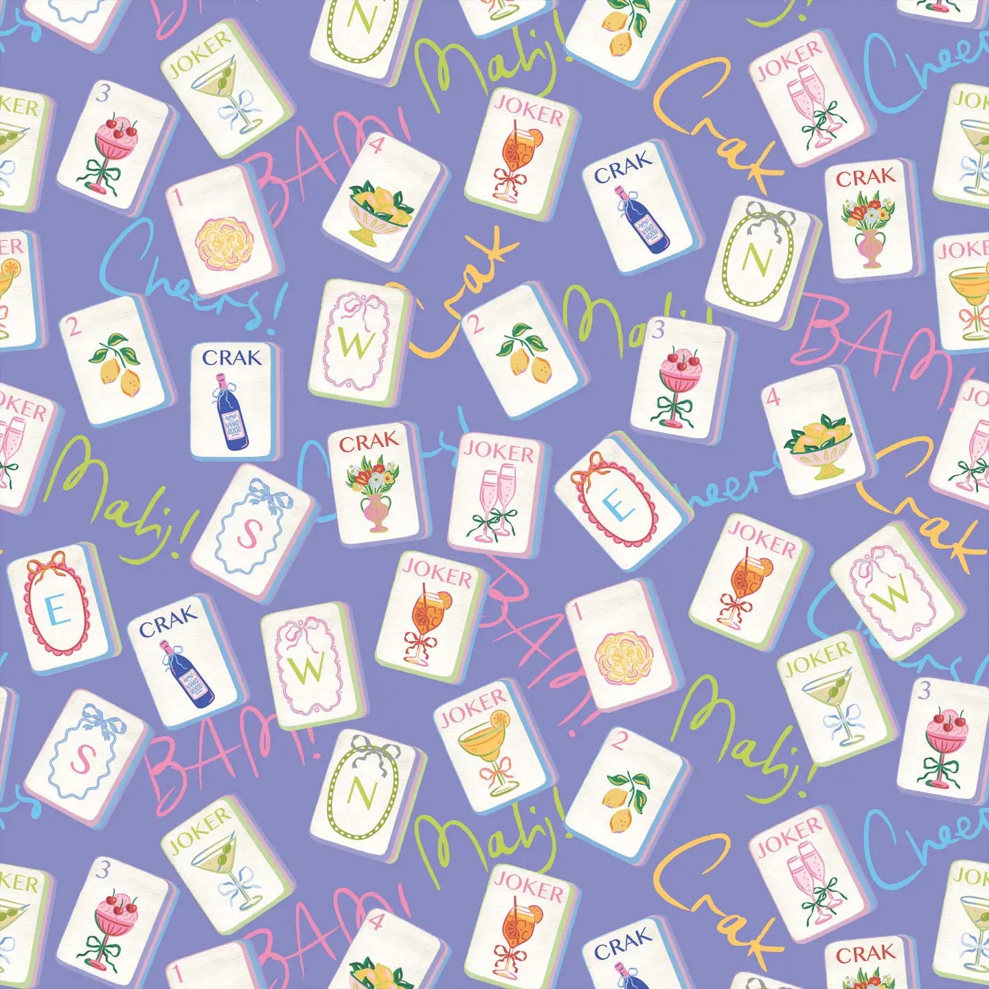 Beau Bottles Purple Mahjong | Prosecco Collection