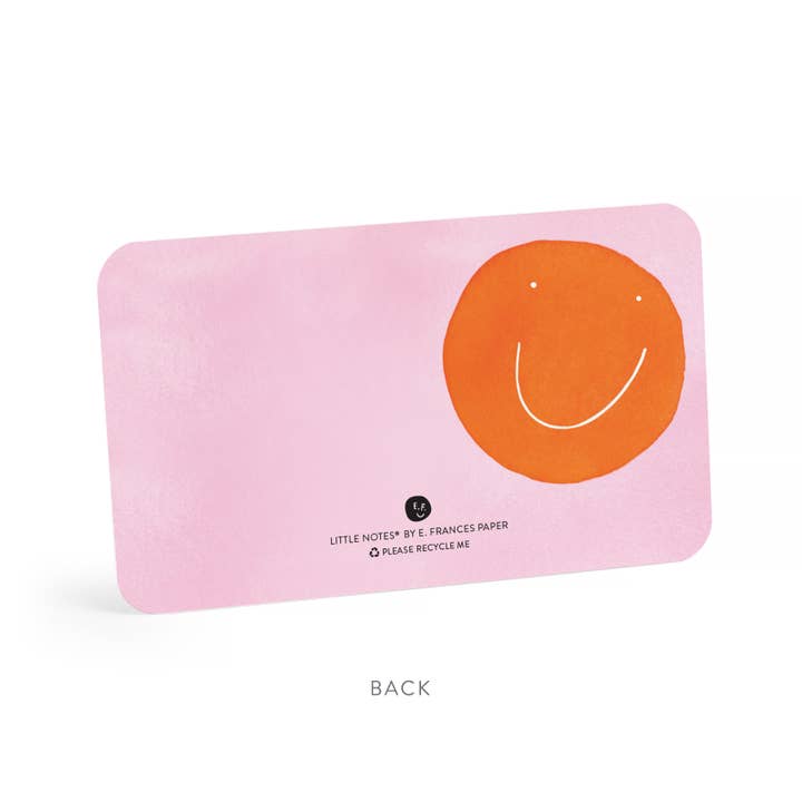 Little Notes | Orange Smiley