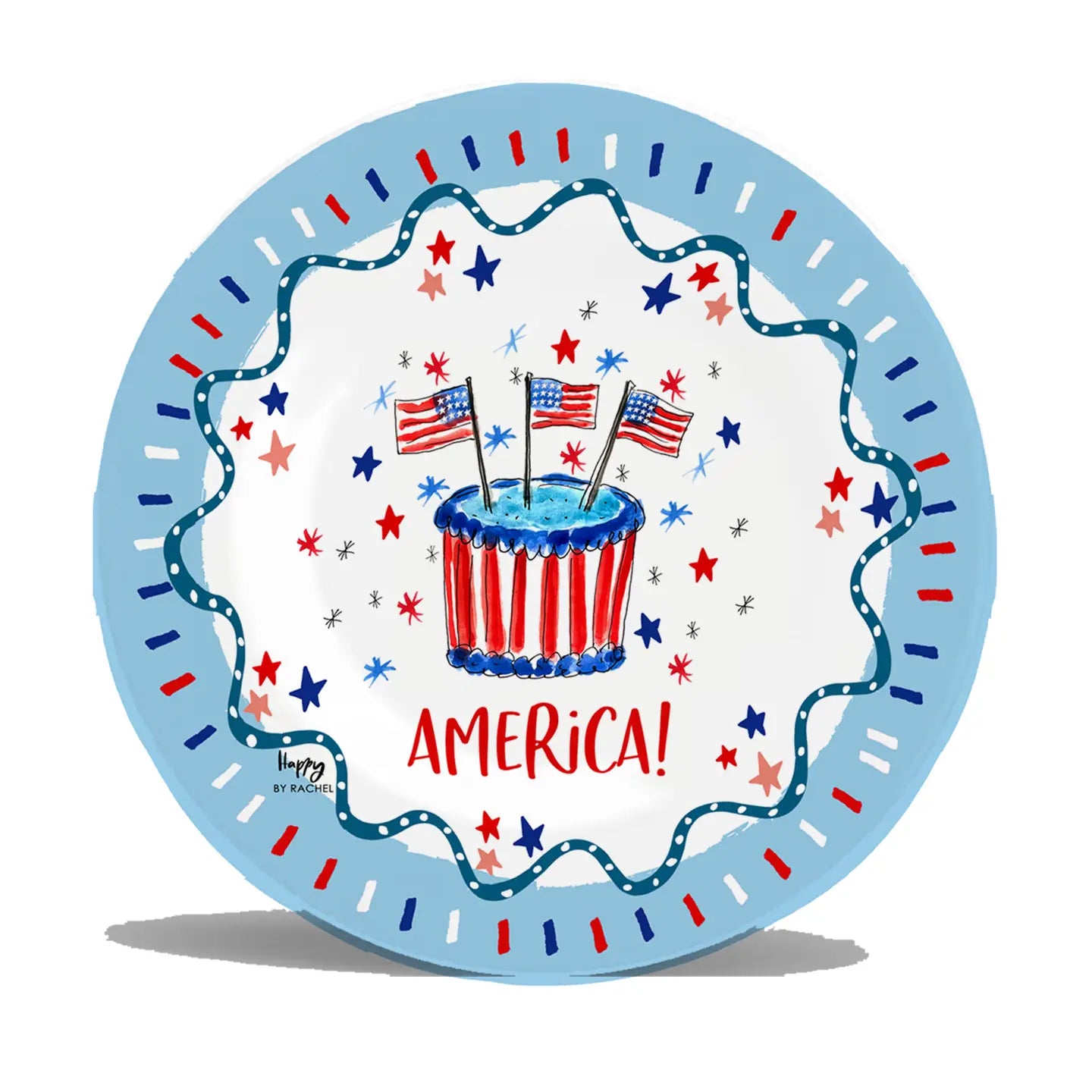 Celebrate America Melamine Plate