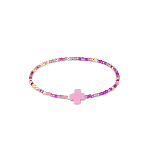 egirl | Hope Unwritten Signature Cross Bracelet | Back To The Fuchsia