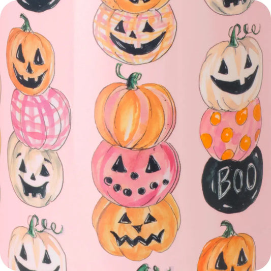 12oz Stemless Wine Cup | Pumpkin Stacks