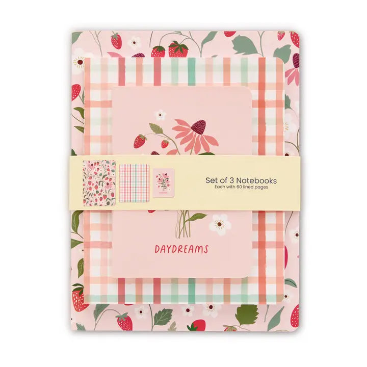 Notebook Set | Strawberry Daydreams