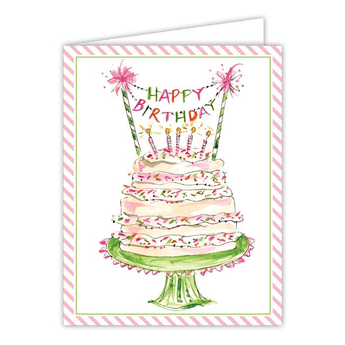 Greeting Card | Birthday | Banner and Cake