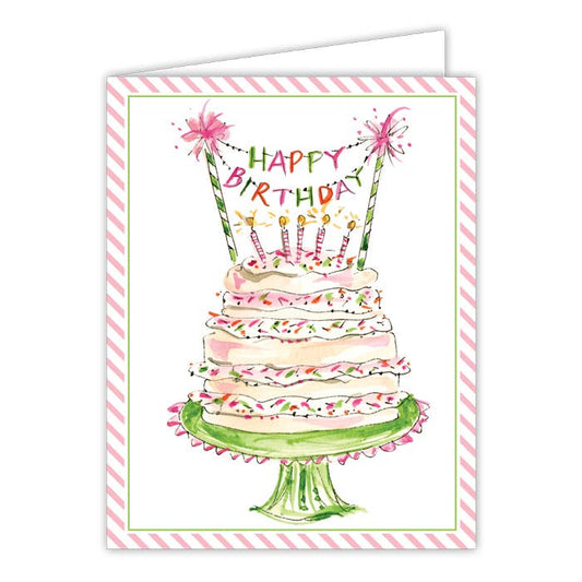 Greeting Card | Birthday | Banner and Cake