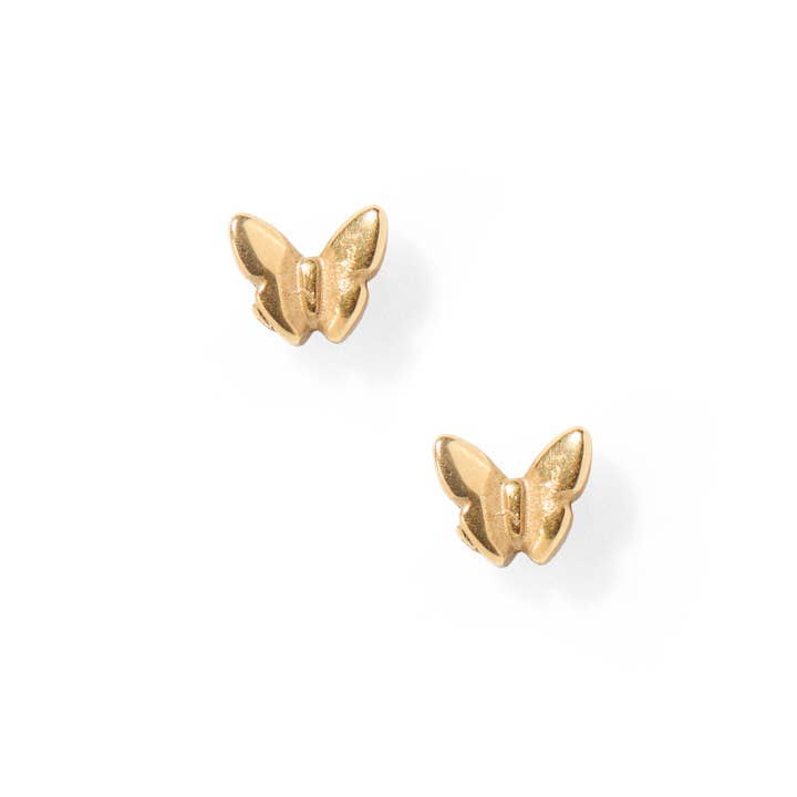 Screwback Stud Earrings | Bella Butterfly