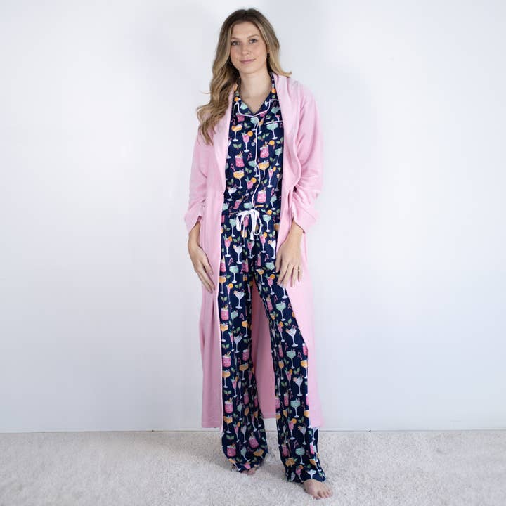 Classic Harbin Robe | Light Pink