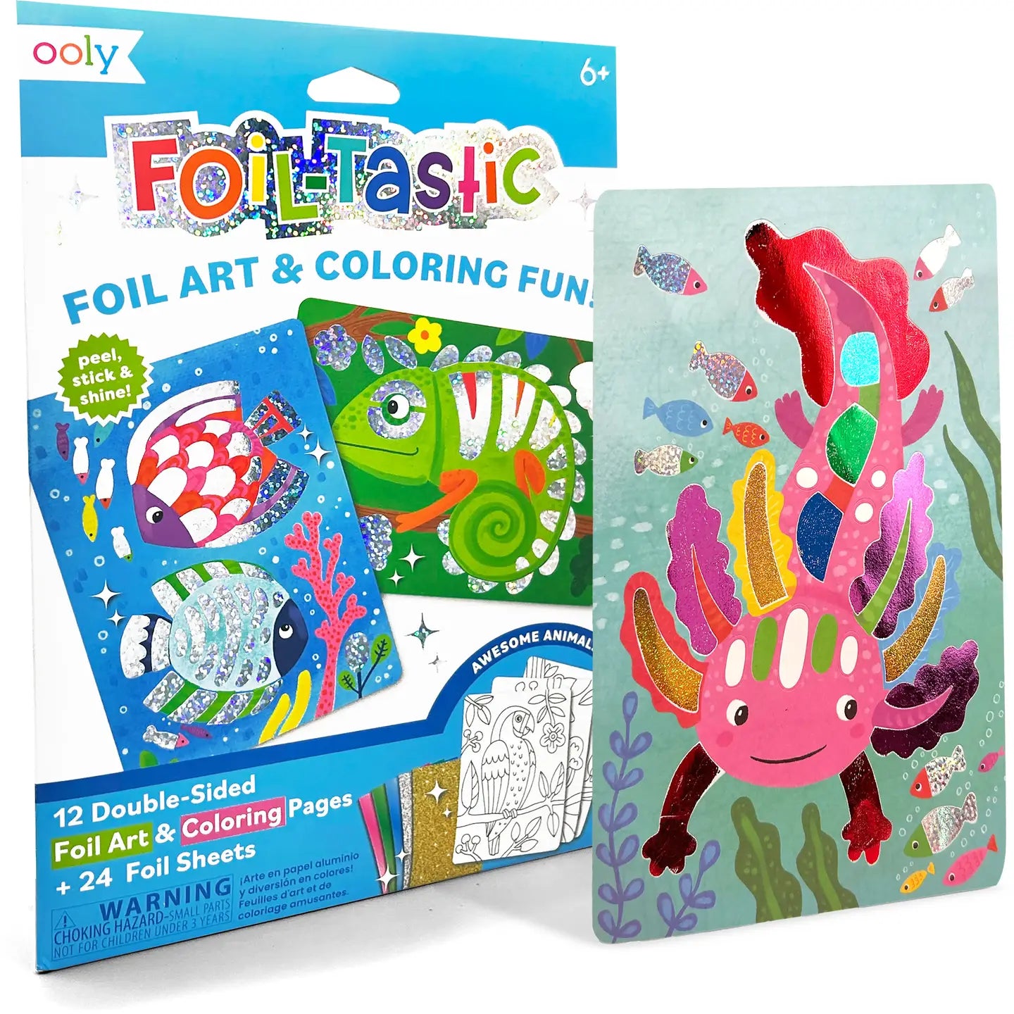 Foil-Tastic: Foil Art & Coloring Fun - Awesome Animals