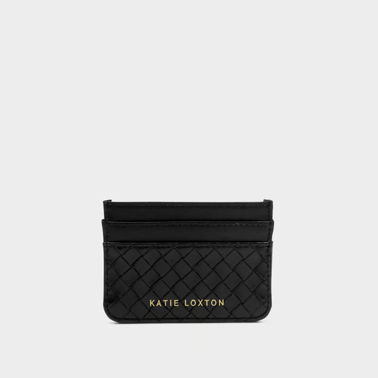 Nova Woven Texture Cardholder | Black