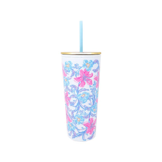 Tumbler with Straw | Beachside Haven