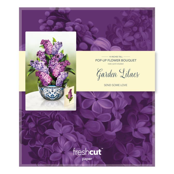 Pop-Up Greeting Cards | Garden Lilacs