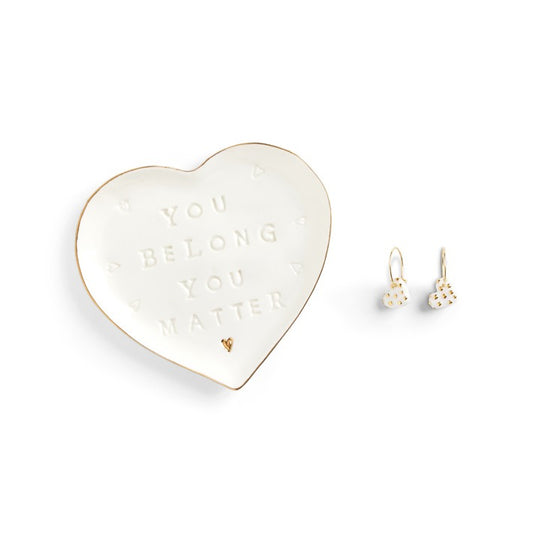Earrings + Trinket Dish | You Belong