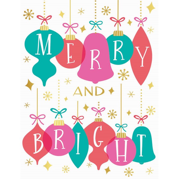 Bright Ornaments Card