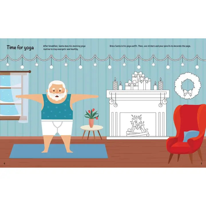 Sticker Book | Dress-Up | Santa & Friends