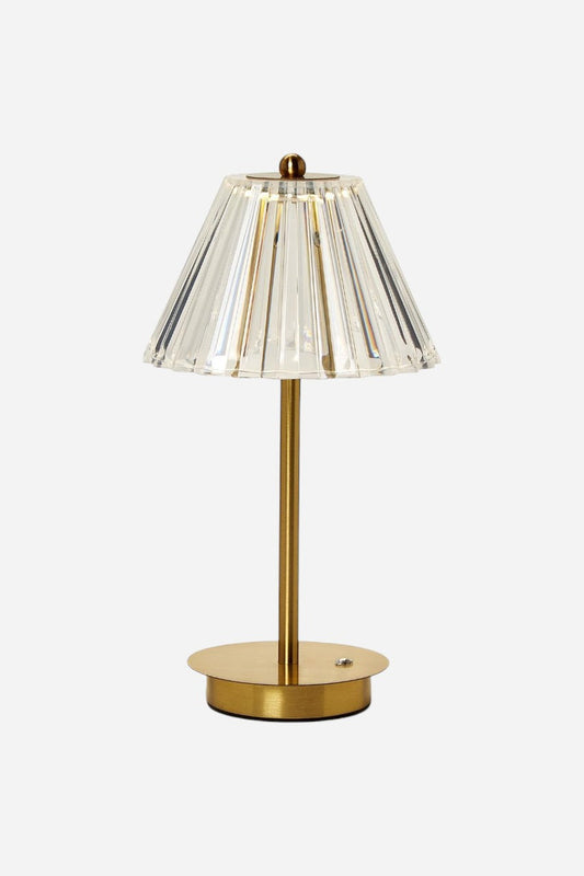 LED Portable Cordless Table Lamp with Acrylic Shade