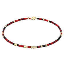 Gameday | Hope Unwritten Bracelet | Bright Red & Onyx