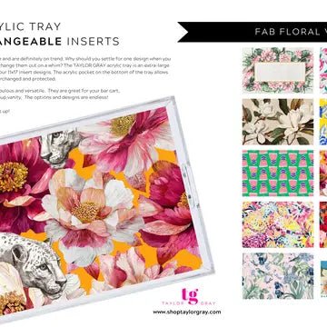 Acrylic Tray Inserts | Fab Floral Vol 3