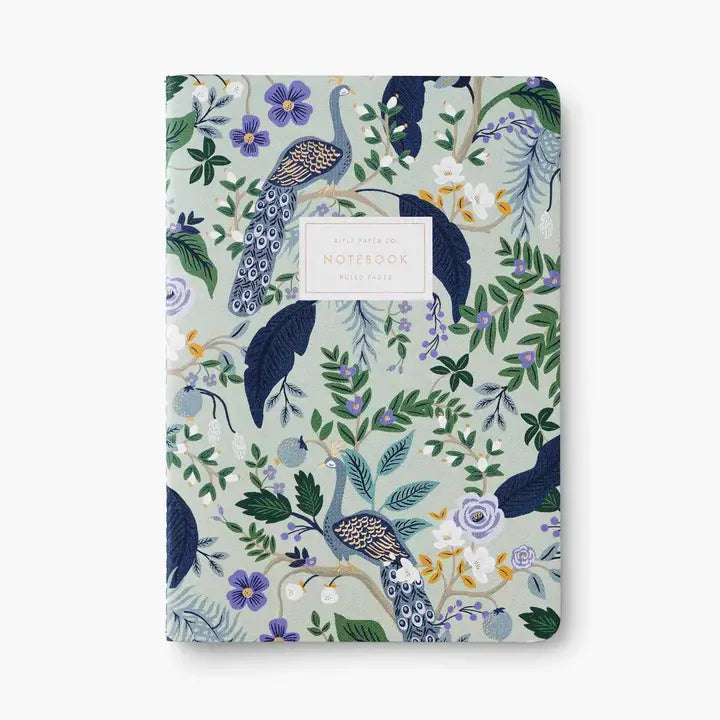 Assorted Set of 3 Notebooks | Peacock