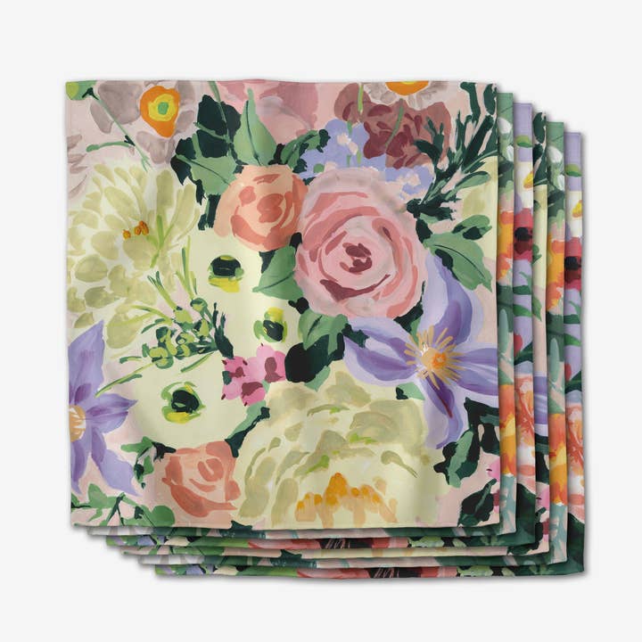 Dinner Napkin Set | Bouquet