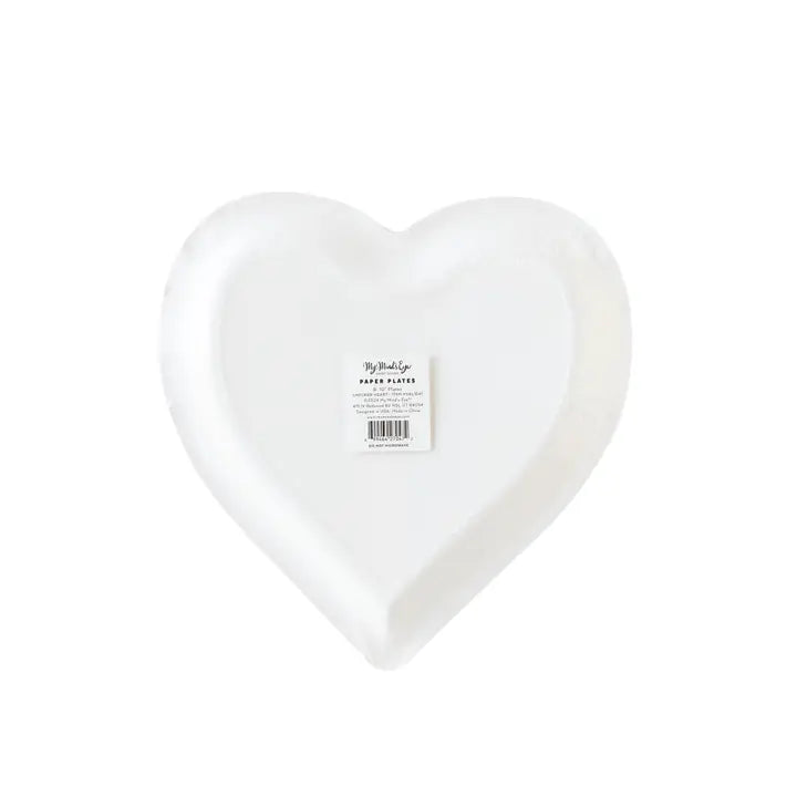 Paper Plates | Valentine's Day | Checkered Hearts