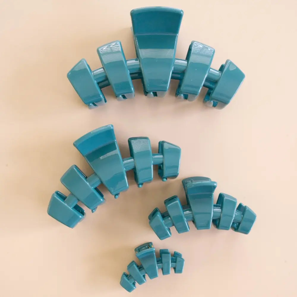 Teleties Claw Hair Clip | Teal with It | Assorted Sizes