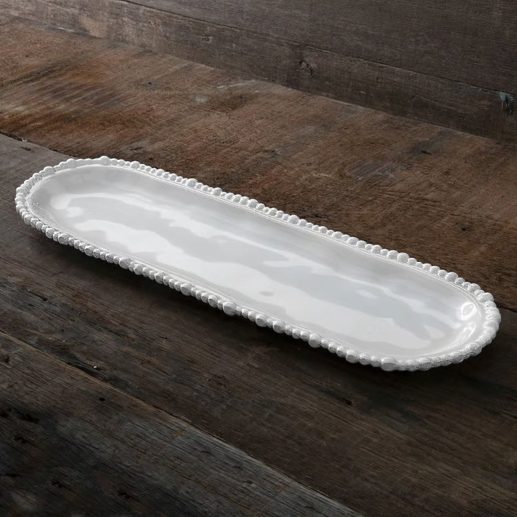 VIDA Alegria Medium Baguette Platter | White