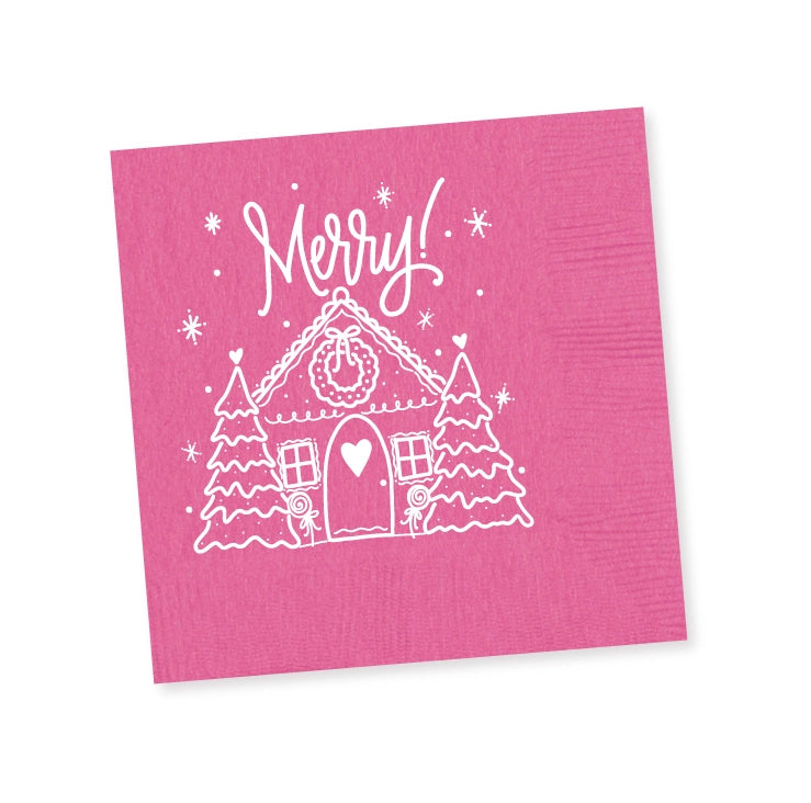 Napkins | Gingerbread | Pink