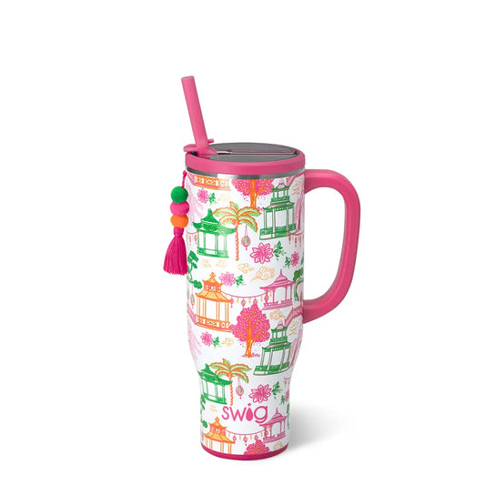 30oz Leakproof To-Go Tumbler | Pagoda Paradise