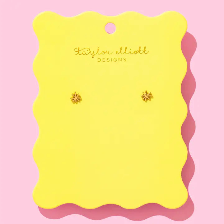 Stud Earrings | Gold-Plated Stars