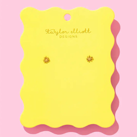 Stud Earrings | Gold-Plated Stars