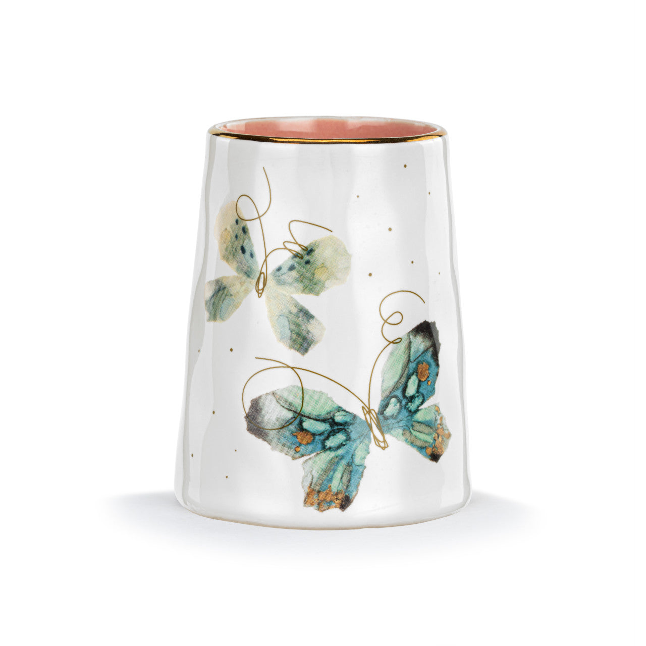 Picked With Love Vase | Light Blue Duo Butterfly